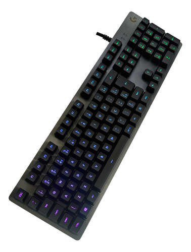 Teclado Mecânico Gamer Logitech G512 Carbon Com Layout Abnt2 Preto Português Brasil