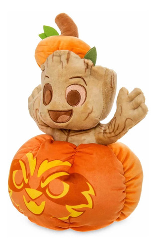 Baby Groot En Calabaza 33cm Peluche Halloween Disney Store