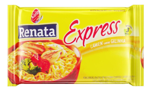  Fideos Instantáneo Renata Sabor Pollo 85g - Pack X50 