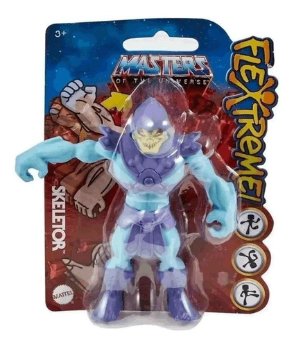 Boneco Esqueleto Desenho He Man Mestres Do Universo Flexível