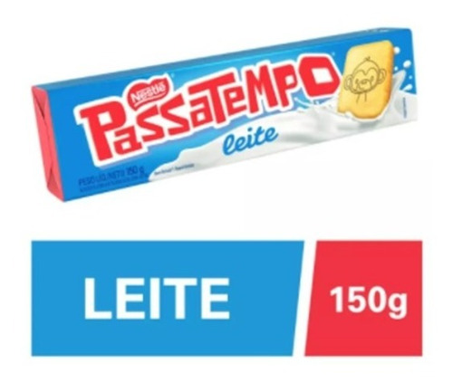 Biscoito Bolacha Passatempo Ao Leite Nestle 150g Kit 12 Un