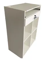 Comprar Balcão Caixa Valet Gaveta Fechadura E Porta Teclado Mdf