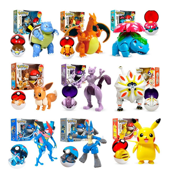 Figuras Pokebola Toys Pokebolas Figuritas Regalo de Cumpleaños. Pokebola Juguetes para Celebración de Fiestas Infantiles 