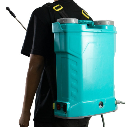Fumigadora Electrica Bateria 20 Lts Fumigar Sanitizar Color Azul