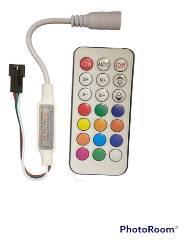 Controlador Con Control Remoto Cintas Rgb 21 Teclas Voltajes