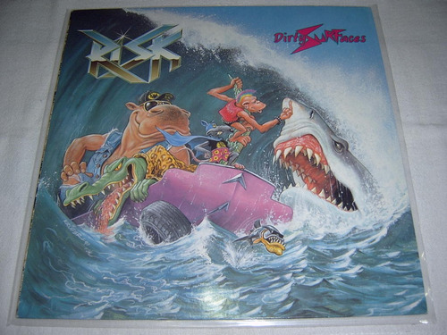 Lp Risk - Dirty Surfaces 1st Press 90 Ger Thrash Speed