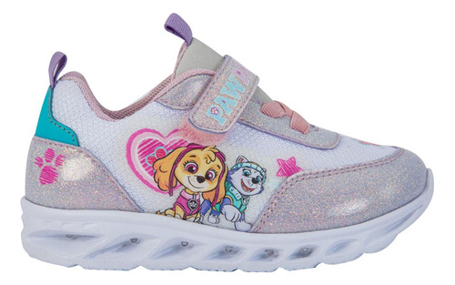 Tenis Casual Choclo Urbano Paw Patrol Blanco Niña 0502