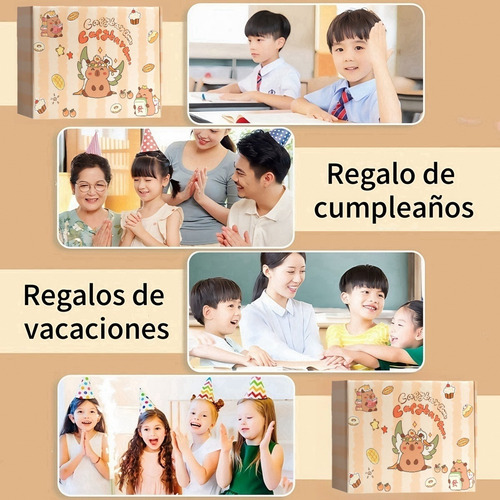 Set De Regalo De Papelería Infantil Temática Capibara