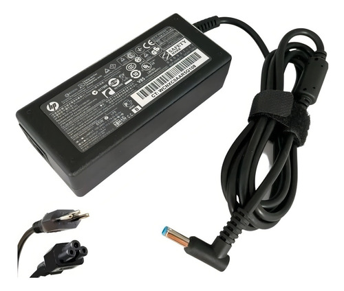 Fonte Carregador Hp 14-v064br 19.5v 3.33a Pino Azul Voltagem De Entrada 19,5v