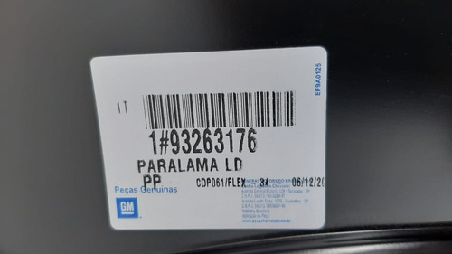 Imagem 4 de 9 de Paralama Dianteiro Direito Corsa/montana 03 A 12 - 93263176