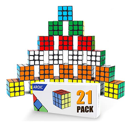 Aroic 50 Pack Mini Cubos, Juguetes De Rompecabezas, Wgkdz