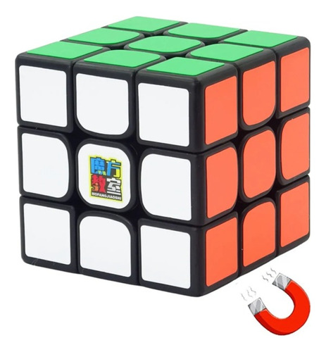 Imagen 2 de 7 de Cubo De Rubik 3x3 Magnético Profesional Moyu Rs3m 2020