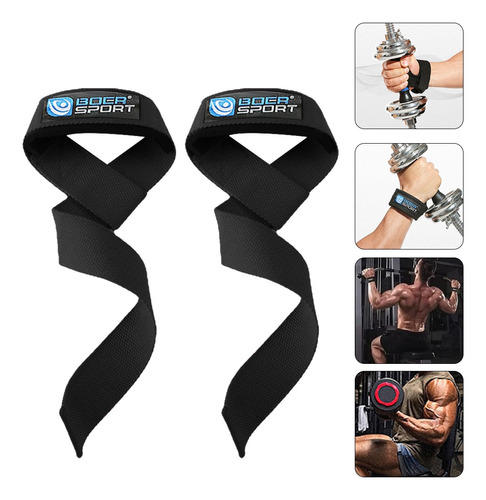 Par De Straps Muñequera Gym Crossfit Pesas Correa De Soporte