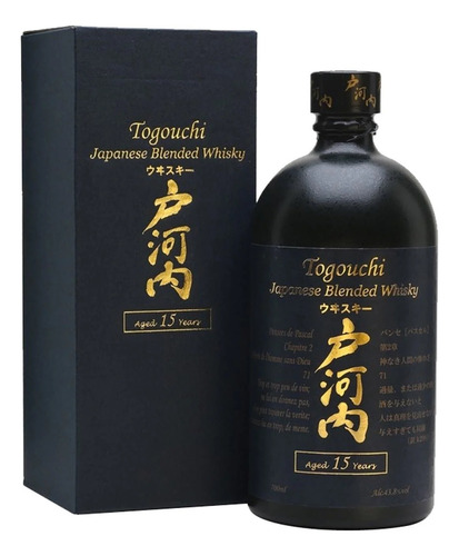 Whisky Japones Togouchi 15 Años Importado - Recoleta