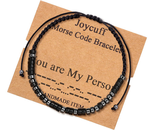 Joycuff Eres Mi Persona Código Morse Pulseras Para Mujeres R