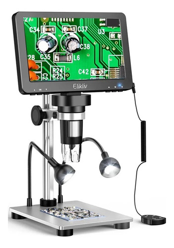 Microscopio Digital Edm9 7 Pulgadas 1080p Lcd 50x-1200x Led