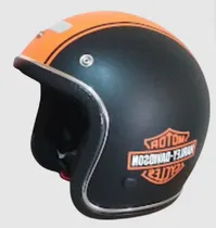 Comprar Capacete Aberto Personalizado Harley Davidson Pintura Preto\u002Flaranja Harley Davidson 56 58 60