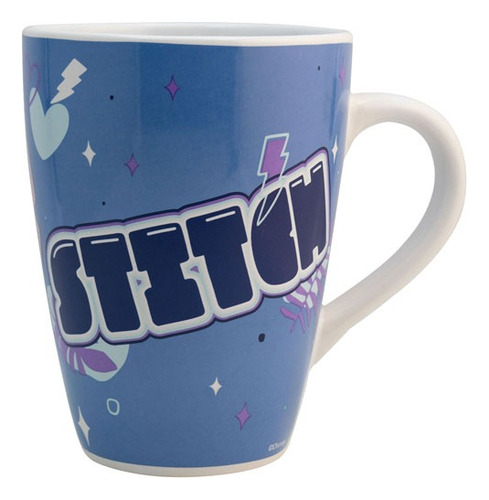 Taza Jumbo Fun Kids Stitch Capacidad 900ml Color Azul Azul Acero