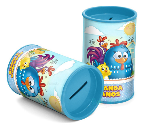 10 Cofrinho Personalizado Galinha Pintadinha Lembrancinha