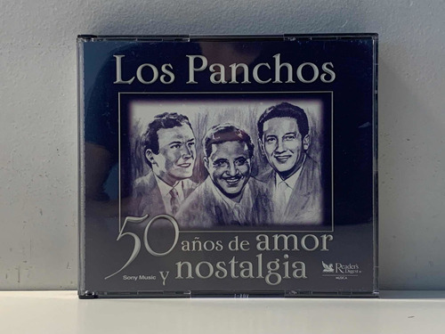 Los Panchos 50 Años De Amor Y Nostalgia Cd Usado Quíntuple