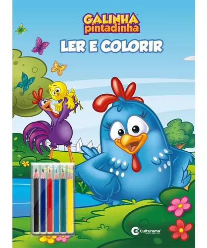 Revista Infantil Com Atividades Galinha Pintadinha