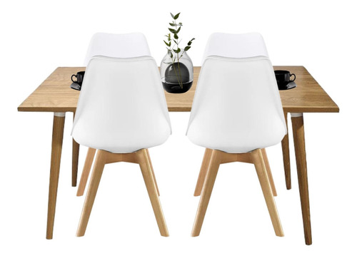 Mesa Comedor Robledo + Silla Milano