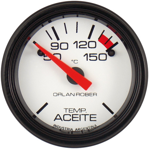Imagen 1 de 2 de Temperatura De Aceite Orlan Rober 52mm Classic Eléctrico 12v