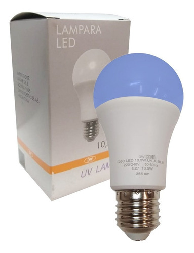 Lámpara Led Uv Luz Negra 10,5w E27 