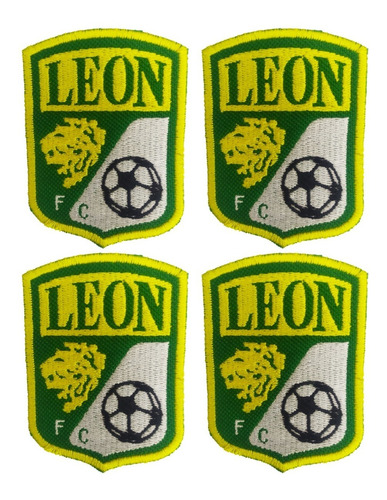 4 Escudo Del Leon Bordado (  6 X 8 Cm)envio Gratis