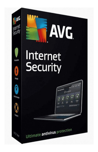 Avg Internet Security 1 Pc 1 Año Licencia Antivirus Original