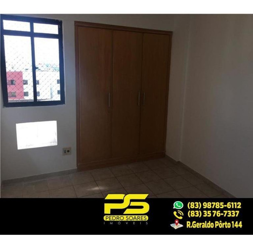 Imagem 2 de 13 de (oportunidade À 70 Metros Do Mar) Apartamento Com 3 Dormitórios À Venda, 80 M² Por R$ 300.000 - Bessa - João Pessoa/pb - Ap1831