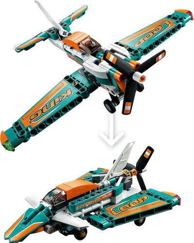 Set de construcción Lego Technic Race plane 154 piezas  en  caja