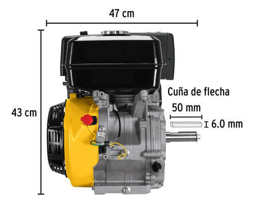 Motor A Gasolina 13 Hp, 4 Tiempos, Pretul 28115