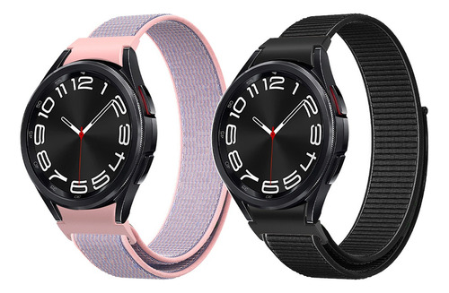 2 Pulseiras De Loop 20mm Para Samsung Galaxy Watch 5 Pro 6 4