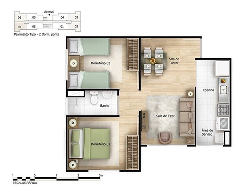 Apartamento À Venda No Bairro Jardim Gilda Maria - São Paulo/sp - O-16861-27581