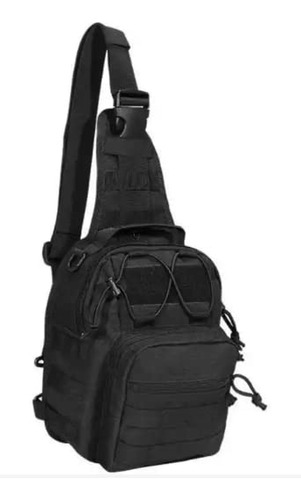 Bolso Esquilla Pesca Tac Mochila Sling S Negro