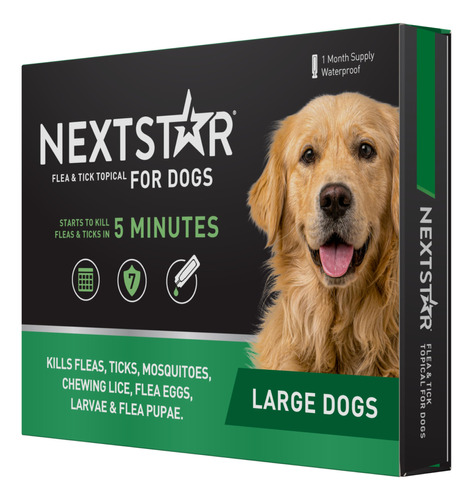 Prevención De Pulgas Y Garrapatas Nextstar Para Perros Grand