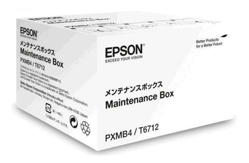 Epson T6712 Para Wf6090 6590 8090 8590 (caja Mantenimiento)