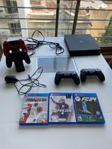 Comprar Play Station 4 Usada Slim 500 Gb Con 4 Joysticks Y Cargador