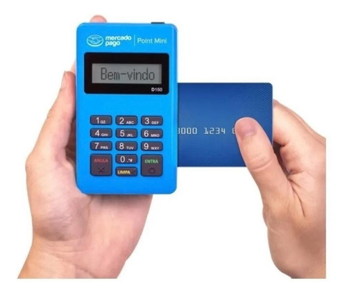Imagem 2 de 8 de Máquina De Cartão Débito E Crédito Point Mini - Mercado Pago