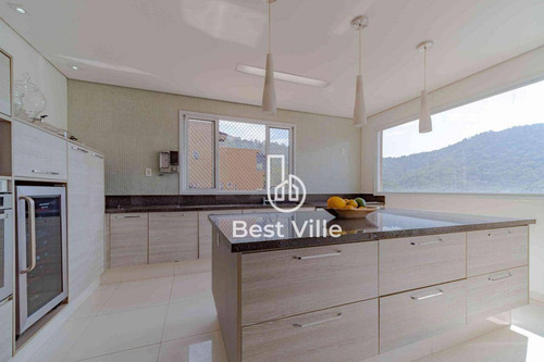 Imagem 12 de 27 de Casa À Venda, 402m² De Área Construída, 439m² De Terreno, No Residencial Alphasitio, Em Alphaville - Santana De Parnaíba-sp, 04 Amplas Suítes. - Ca0369
