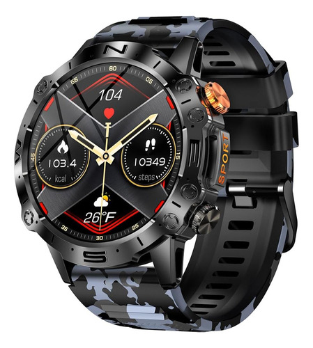 Militar Reloj Inteligente Gps Smartwatch Para Hombre Llamada