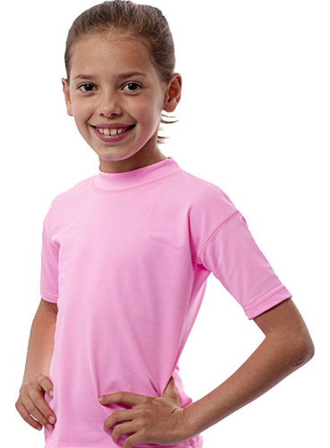 Remera Proteccion Solar Uv 50 Manga Corta Niños Folau Cuota