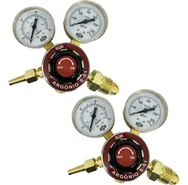 Comprar Kit 2 Reguladores Manômetro Pressão Para Gás Argônio S01 Para Cilindro, Solda Mig E Tig Sqr