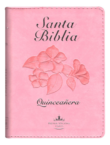 Biblia Quinceañera Imit. Piel Rosa Cierre Índice Rv1960