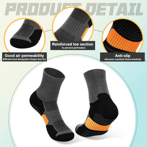 12 Pares De Calcetines Deportivos De Corte Bajo Para Hombre,