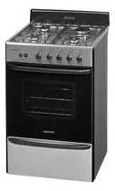 Comprar Cocina A Gas Longvie 12331x 56cm Inox Cajón Parrilla Color Acero inoxidable