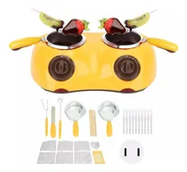 Comprar Chocolatera Doble De Fondue Maquina Para Derretir Chocolate