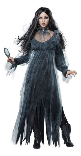 Disfraz De Novia Fantasma Aterrador Mujer De Halloween