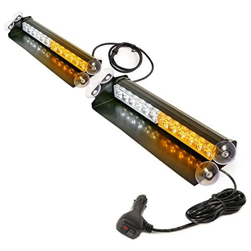 3 Barras De Luz Led De Emergencia Parabrisas Interior D...